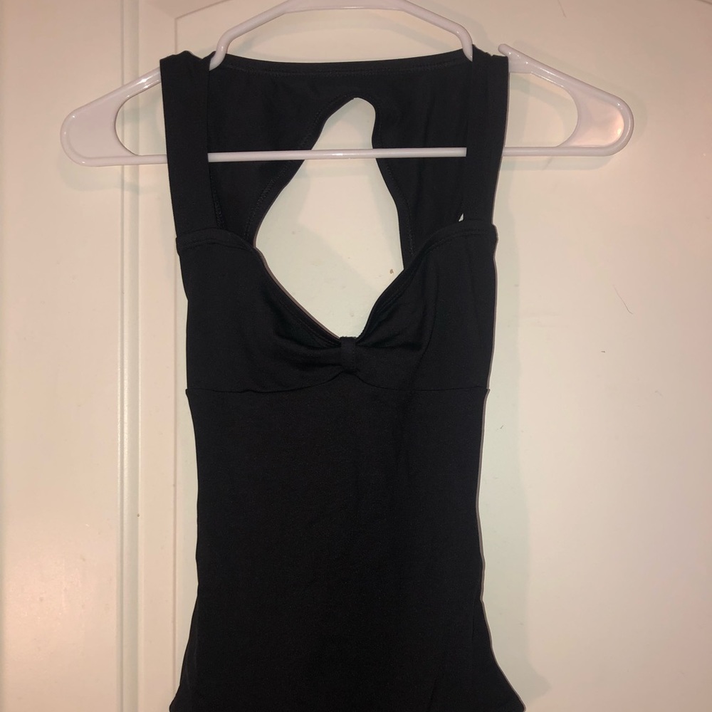 Natalie Adult Crisscross Back tank dance leotard